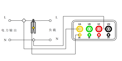 手持式三相相位伏安表单相电接线方式